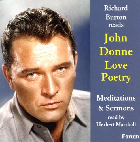 CD cover featuring actor Richard Burton, reading John Donne poetry.