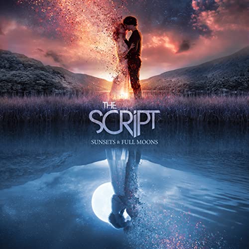 Album cover for The Script’s “Sunsets & Full Moons” featuring a couple.