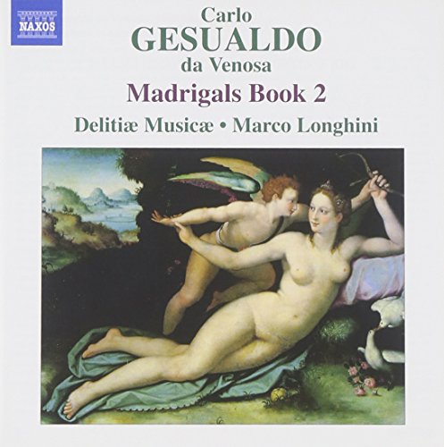 CD cover for Gesualdo’s Madrigals Book 2, featuring Renaissance art.