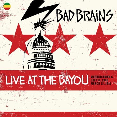 Bad Brains album cover: stars, lightning bolt, and the US Capitol building.