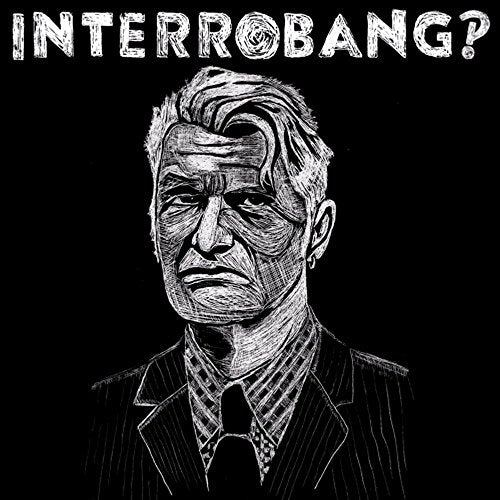 Black and white illustration of an older man in a suit and tie.