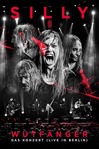 Silly band members performing live in concert, dramatic lighting, DVD cover.