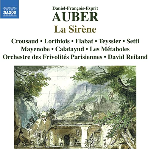 CD cover for Auber’s “La Sirène” featuring a landscape painting.