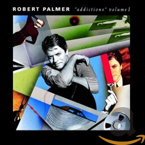 Robert Palmer “Addictions Volume 1” CD cover with fragmented imagery.