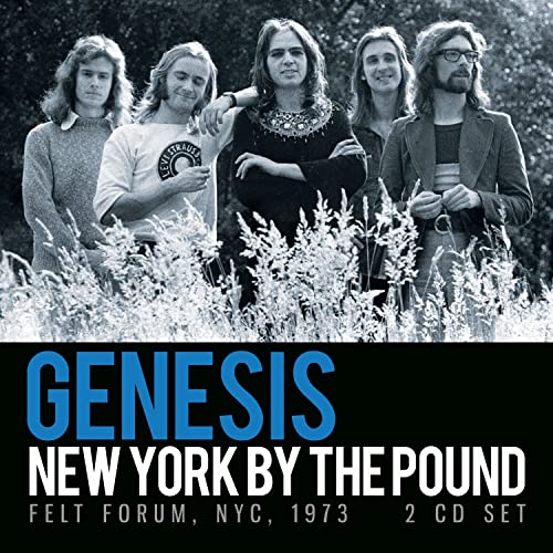 Genesis band portrait with album title "New York By The Pound" below.