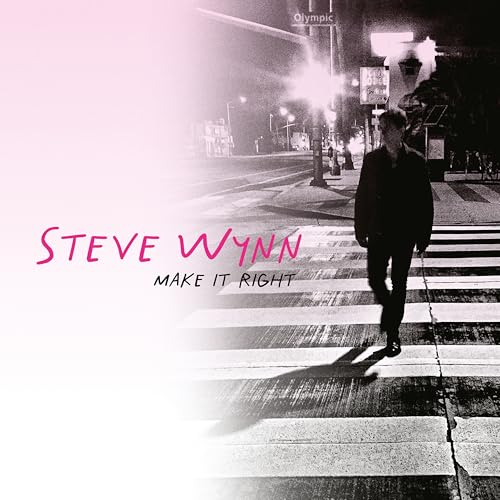 Steve Wynn album cover: man walking on a city street at night.