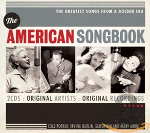 CD cover for "American Songbook" featuring vintage singers at microphones.