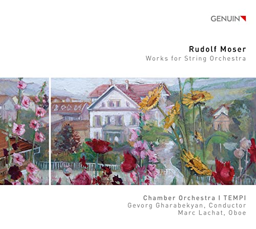 CD cover with impressionistic painting of a house and flowers.