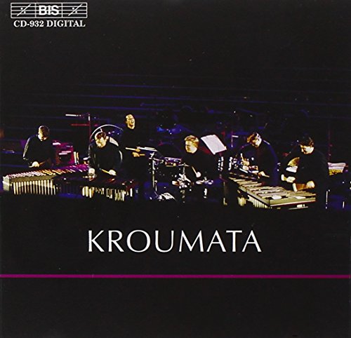 CD cover featuring a percussion ensemble performing with various instruments.