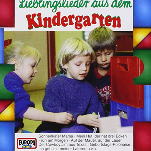 CD cover with children playing and building blocks, German text.