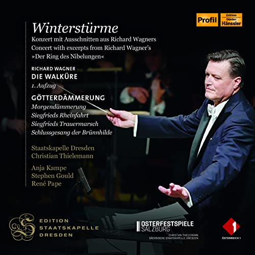 CD cover for Richard Wagner’s “Wintersturme” featuring conductor Christian Thielemann.