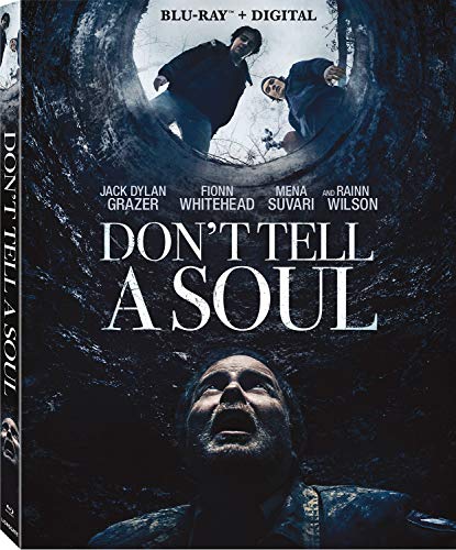 Don't Tell A Soul" Blu-ray cover with figures looking down a dark hole.