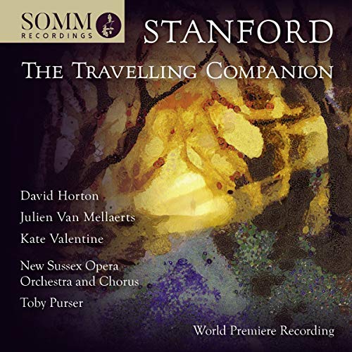 CD cover for Charles Villiers Stanford’s “The Travelling Companion” opera.