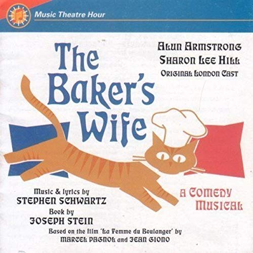 CD cover for The Baker's Wife featuring an illustrated cat wearing a chef's hat.