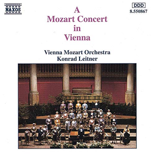 CD cover: orchestra performing on a stage in Vienna.