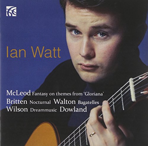 CD cover featuring guitarist Ian Watt, with composer names listed.