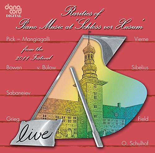 CD cover for "Rarities of Piano Music 2011" featuring a church illustration.