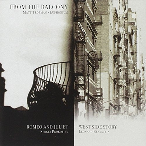 CD cover for "From The Balcony" featuring a building facade.