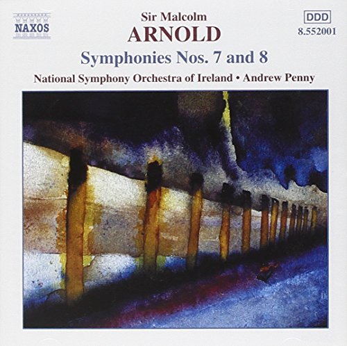 CD cover for Arnold’s Symphonies Nos. 7 and 8, abstract landscape.
