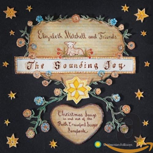 CD cover with festive design, lamb illustration, and text details.