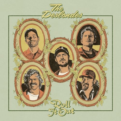 CD cover for The Deslondes’ “Roll It Out” featuring portraits in ovals.