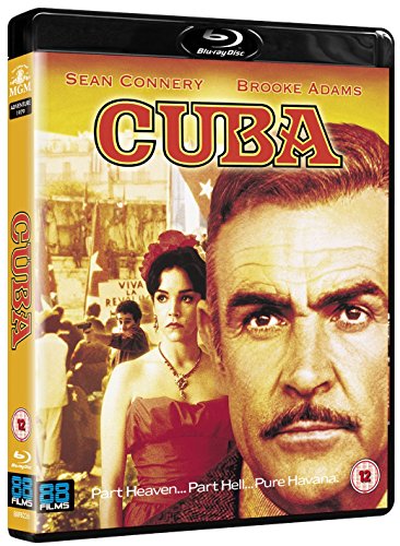 “Cuba” Blu-ray cover featuring Sean Connery, Brooke Adams, and a crowd scene.