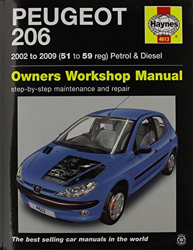 Peugeot 206 Petrol & Diesel (02 - 09) Haynes Repair Manual
