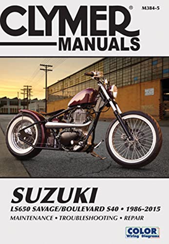Suzuki LS650 Savage Boulevard S40 Motorcycle (86-15) Repair Manual (Paperback)