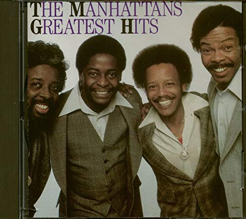 CD cover of The Manhattans, four smiling Black men in suits.