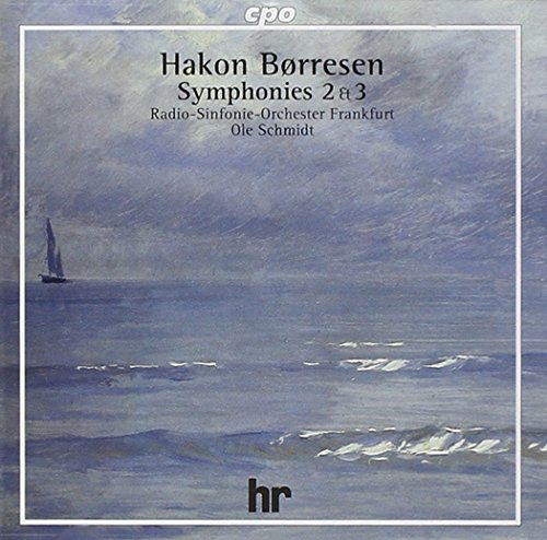 CD cover for Hakon Børresen symphonies, featuring a seascape painting.