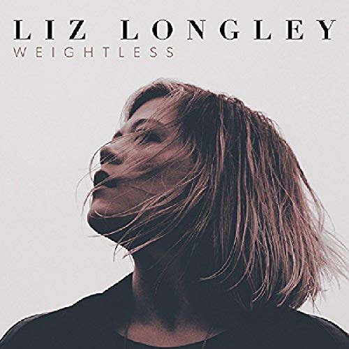 CD cover for Liz Longley’s “Weightless” featuring a portrait of the artist.