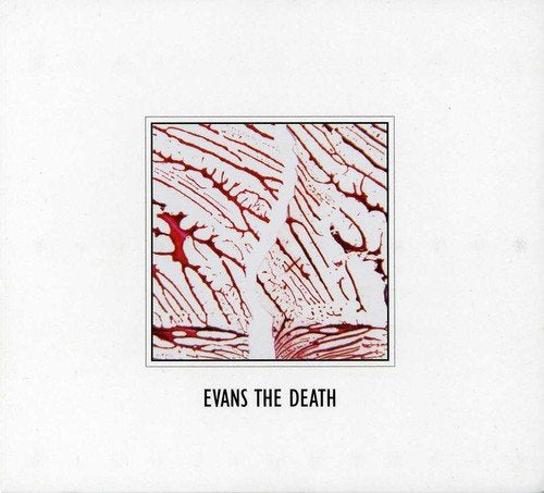 CD cover with abstract red lines on a white background, text below.