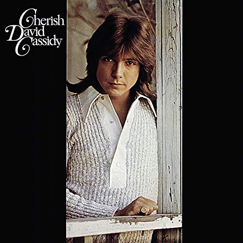 David Cassidy album cover, "Cherish," featuring a portrait of the singer.
