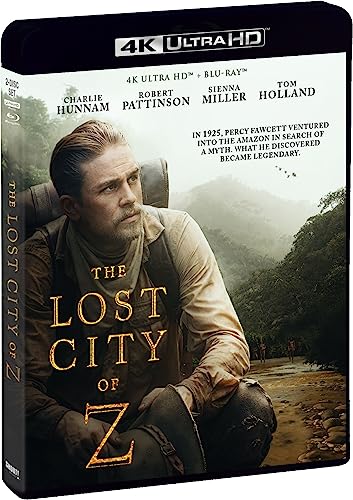 Blu-ray cover for “The Lost City of Z” featuring Charlie Hunnam.