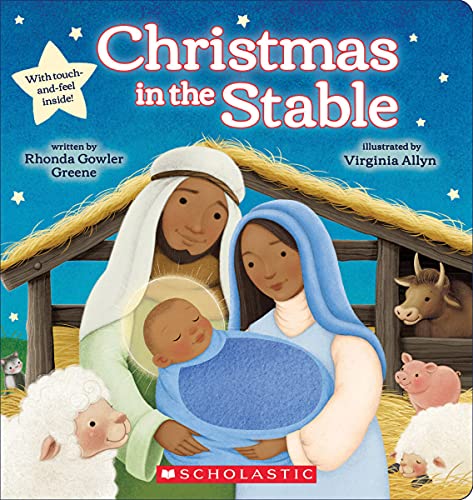 Christmas in the Stable: A touch-and-feel board book