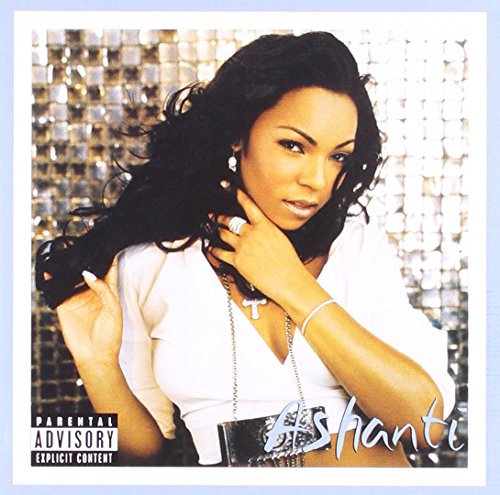 Ashanti album cover featuring the artist with long, dark hair.