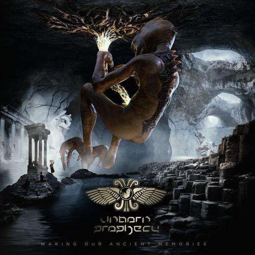 CD cover: humanoid figure emerging from stone in a cavernous space.