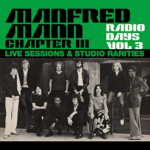 Album cover featuring Manfred Mann Chapter Three with band members posed against a wall.