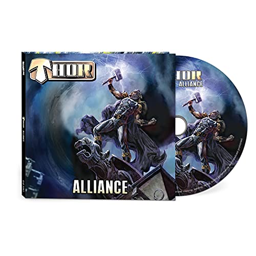 “Thor - Alliance” CD case and disc with a warrior wielding a hammer.
