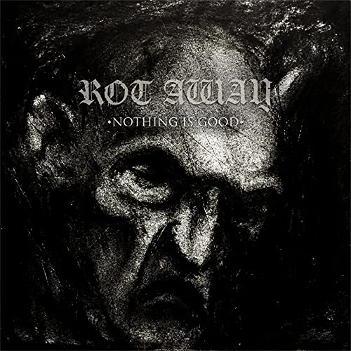 Black and white album cover featuring a distressed, shadowed face.