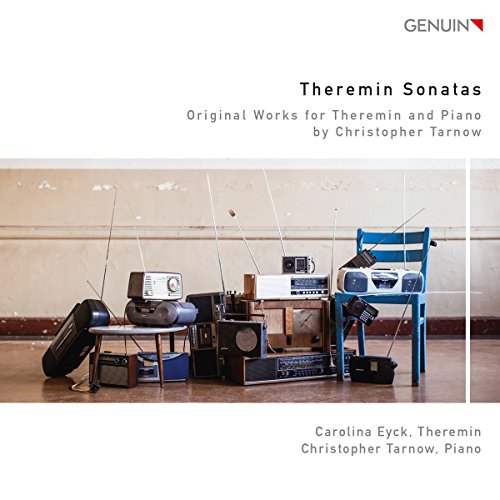 CD cover with vintage radios and text: "Theremin Sonatas.