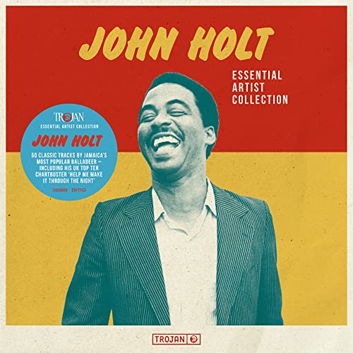 John Holt album cover featuring a portrait of the reggae artist.