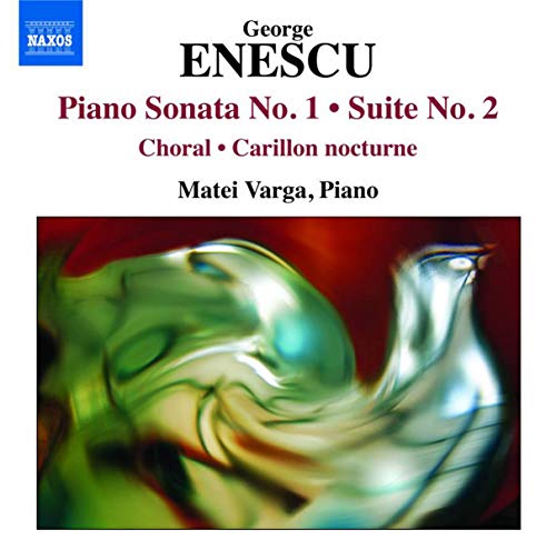 CD cover for Enescu’s piano music performed by Matei Varga.