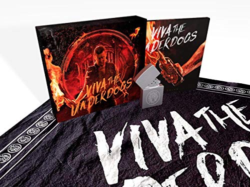 Parkway Drive "Viva The Underdogs" CD case with fiery artwork and a fist.