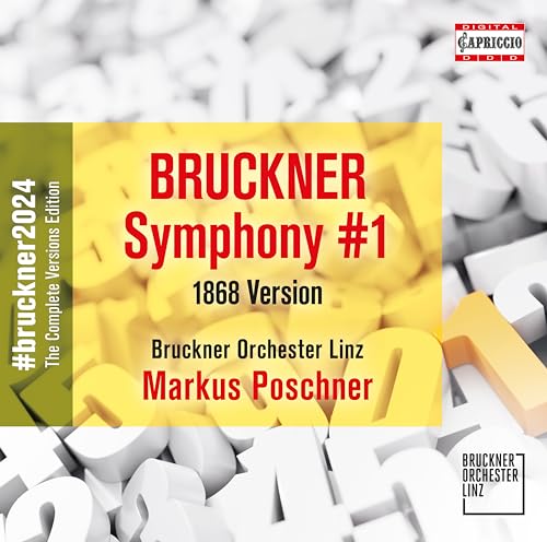 CD cover for Bruckner’s Symphony No. 1 (1868 Version) by Poschner.