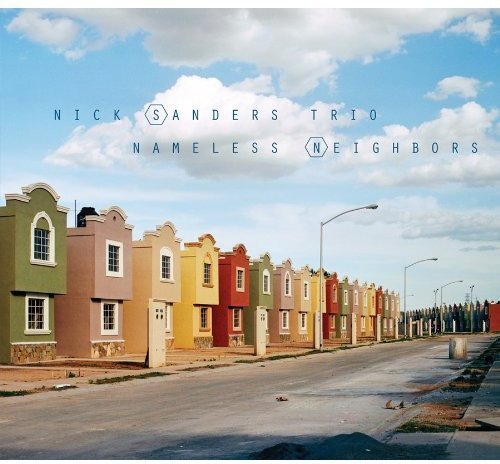 CD cover: row of colorful houses under a blue sky.