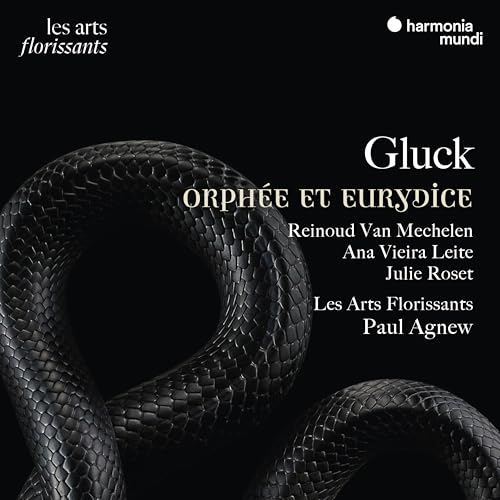 CD cover for Gluck’s *Orphée et Eurydice* featuring a coiled black snake.