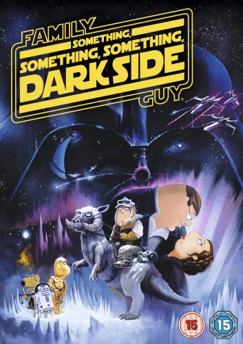 Family Guy DVD cover parodying Star Wars, featuring characters on a Tauntaun.
