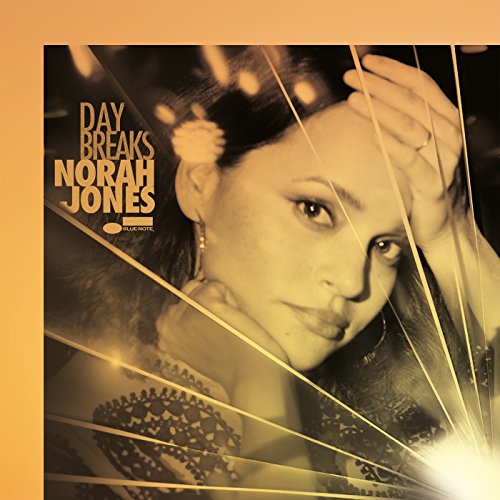 Norah Jones “Day Breaks” vinyl album cover with a portrait of the artist.
