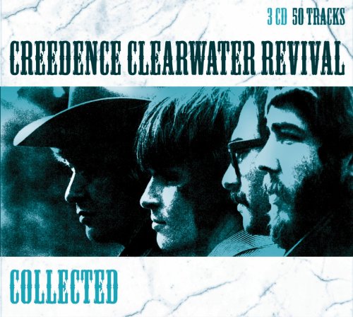 Album cover featuring Creedence Clearwater Revival members in blue tones against a white background.
